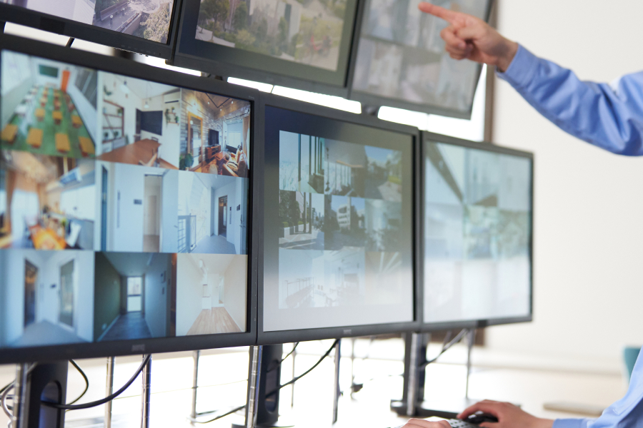 ビル設備の遠隔監視項目の点検や異常信号発報時の一次対応